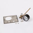 Manometer M5 Gewinde &Oslash; 35 mm Manometeranschlussrohr und Armaturplatte zum Selbstl&ouml;ten - Wilesco Ersatzteile