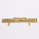 Schild Wilesco-Werkstatt - Wilesco Ersatzteile